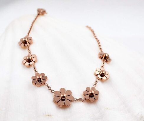 خلخال مثير مطلي بالذهب الوردي وسوار الكاحل قابل للتعديل على الشاطئ للنساء و in Kuwait