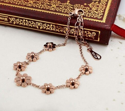 خلخال مثير مطلي بالذهب الوردي وسوار الكاحل قابل للتعديل على الشاطئ للنساء و in Kuwait