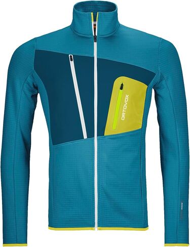 سترة Ortovox للرجال من الصوف الشبكي، سترة عالية جبال الألب، صوف ميرينو للتزلج in Kuwait