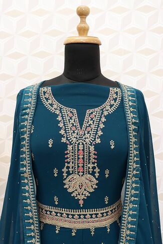 ready to wear Indian wedding Anarkali Gown salwar kameez suit for women 9230 in Saudi Arabia