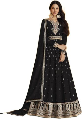 ready to wear Indian wedding Anarkali Gown salwar kameez suit for women 9230 in Saudi Arabia
