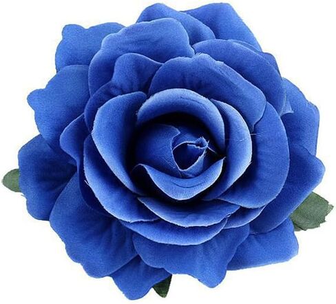Women's Vintage Elegent Rose Flower Hairpin Hair Clip with Brooch for Party Travel Festivals (Dark Red) in Saudi Arabia