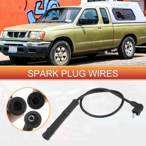 ACROPIX Car Spark Plug Coil Wires الإشعال لفائف تسخير كابل 7 مم مناسب لنيسان فرونتير 1998-2000 Xterra 2000 3.3L No.224500W025/224404S125 - حزمة من 6 in Saudi Arabia
