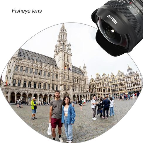 Meike 7.5mm F/2.8 Large Aperture Ultra Wide Circular fisheye Lens Manual Focus Lenses Compatible with Canon EFM Mount Mirrorless Camera in Kuwait
