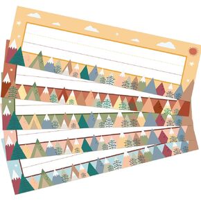 30PCS Desk Nameplates for Classroom Moving Mountains Name Plates for Student Desks Decorations Office School Supplies in Kuwait