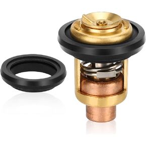 5005440 Thermostat with Gasket For Johnson Evinrude 5-235Hp Mercury Outboard Motors Replace#: 5005440 8330720 777260 (5005440, 1pcs)