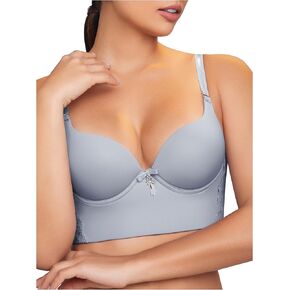 Sonryse C486 Full Cup High Back Supportive Bustier Bra for Women Brasieres Colombianos Levanta Busto Anchos para Mujer