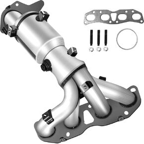 [Front]FortunaFlow Exhaust Manifold Catalytic Converter Compatible with Nissan Rogue 2008-2013 2.5L,Reference 641428,16593(EPA Compliant)