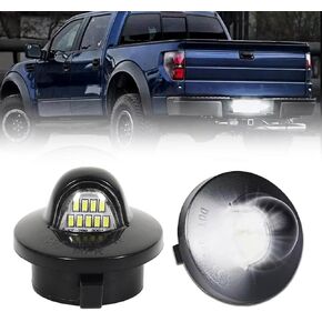 LED License Plate Light for Fo-rd F150 F250 F350 F450 F550 Superduty Bronco Excursion Ranger Expedition Explorer Pickup Truck, F150 Bronco Ranger Led Rear Tag Lamp, 6000K White Lights, 2 PCS