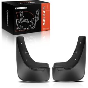 A-Premium Set of 2PCS Mud Flaps Splash Guards Mudguards Mudflaps with Hardware Kits Accessories Compatible with Chrysler PT Cruiser, 2001-2010, Convertible Wagon, Rear Driver and Passenger Side