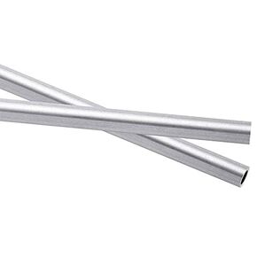 1 Foot 925 Sterling Silver Seamless Heavy-Wall Tubing Round Hard OD 3.56mm (0.14") Wire Setting Bead Jewelry Making by CRAFT WIRE