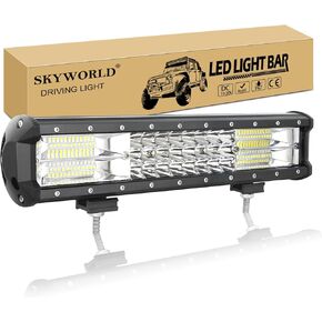 SKYWORLD Triple Row 20 inch LED Work Light Bar 28800 Lumen Spot Flood Combo Beam Off Road Driving Fog Lights Waterproof for Marine Trucks Tractors 4x4 SUV ATV UTV Boat