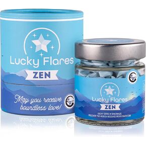 Zen Jar - Hand Folded Origami Lucky Stars with Mindful Messages in a Bottle - Unique Meditative Gift for Mindfulness and Wellness Enthusiasts, Calm and Focus, Self-Care, Stress Relief