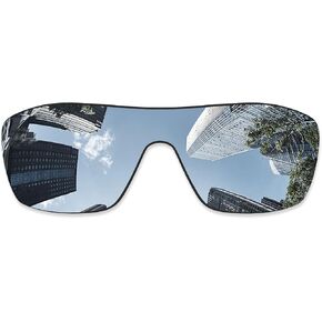 Ploarized Replacement Lenses for Oakley Oil Rig Sunglasses - Silver Titanium