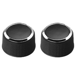 2 Set of Rear Audio Volume Control Knob Compatible with 2007-2013 Bui-ck Enclave Ca-dillac Escalade Chevy Suburban GM Tahoe Traverse Silverado Sierra Yukon Replaces 2291-2547 Tune Button