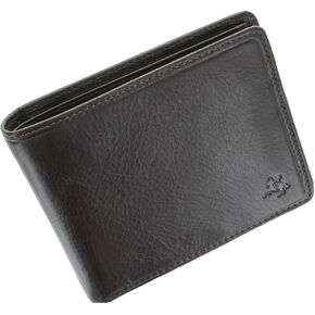 Visconti Tuscany Collection FRANCESCA Leather Wallet With RFID Protection TSC46 Black (Tan)