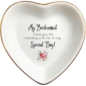 To My Sister-in-law Ring Dish,Jewelry Tray Gifts-Wedding,EngagementBirthday,Christmas,Valentines Day,Thanksgiving Gift for Sister in-Law,Bonus Sister-Ring Dish for Sister,Her,Female