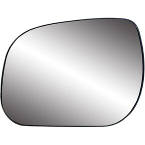Driver Side Non-heated Mirror Glass w/backing plate, Toyota RAV 4 US Built, 5 5/8" x 7 3/8" x 8 1/8"