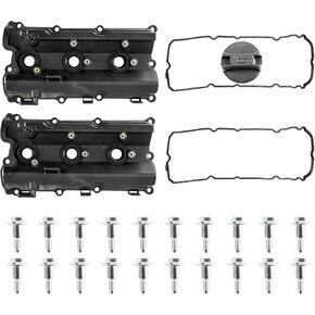 PHILTOP 264971/264972 Engine Valve Cover Compatible with 2003-2006 G35, 2003-2006 350Z, 2003-2008 FX35, 2006-2008 M35, Valve Covers Kit w/Gaskets & Bolts