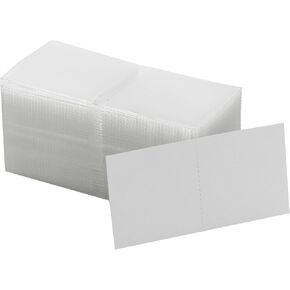 50 2x2 Double Pocket Plastic Coin Flip Holder Clear Safe Long Term Storage Vinyl PVC Free with Inserts