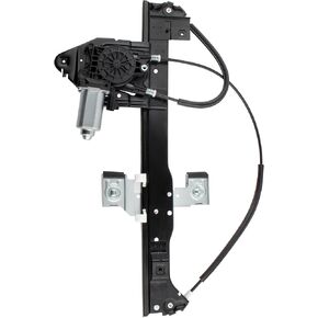BOXI 741-893 Rear Passenger Side Power Window Regulator with Motor Fit for Rainier Trailblazer Envoy Ascender Bravada 9-7X / Black / 19301970 15893783