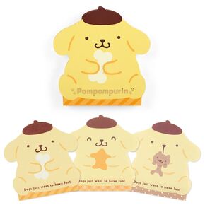 Sanrio 459542 Pompompurin Character Shaped Memo Pudding POMPOMPURIN 4.1 x 4.1 x 0.3 inches (10.6 x 10.5 x 0.9 cm) Character