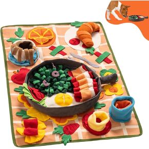 Snuffle Mat for Dogs Removable Themed Dog Snuffle Mat for Boredom & Training Slow Feeding - Interactive Puppy Snuffle Mat Encourage to Explore Foraging Skills