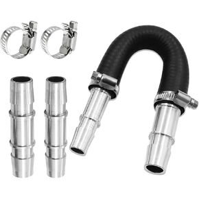 Heater Core Bypass Kit, 626-001 Engine Heater Core Flush Kit with 5/8" 3/4" Hose for Most Common Heater Hoses