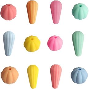 12 قطعة من سدادات إبرة الحياكة ذات الخرز الملون، واقيات نقاط الإبرة من السيليكون، واقيات علوية صغيرة لطيفة للحياكة، ملحقات وأدوات الحياكة، هدايا الحياكة in Kuwait