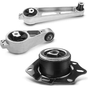 A-Premium 3PCS Front Right Upper Lower Engine Motor Mount Set Compatible with Chrysler 2001-2010 PT Cruiser, 2000-2002 Neon & Dodge Neon & Plymouth Neon, 2.0L 2.4L, # 4668195AC 4668193AB 4668192AB