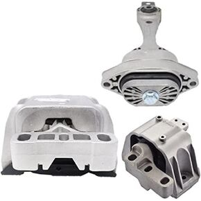 ENA Engine Motor and Trans Mount Set of 3 Compatible with Volkswagen VW 1999 2000 2001 2002 2003 2004 2005 2006 Beetle Golf Jetta 1.8L 2.0L Replacement for A6929 A6935 A6930 9092 9208 9101