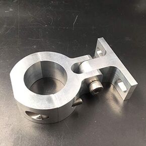 Improved Silver CNC Universal Motor Mount 1.65" -Suit for 3.4L Felt Faker Gas Frame - Gas motorized bicycle 48cc/66cc/80cc