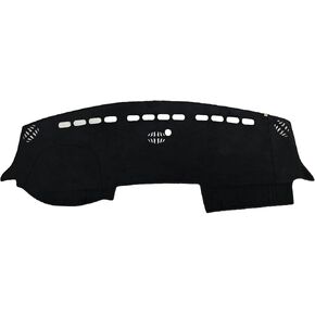 لعام 2025 دودج رام 1500 غطاء لوحة القيادة | غطاء لوحة القيادة مناسب لـ 2019-2023 2024 2025 دودج رام 1500 2500 3500 غطاء لوحة القيادة الأمامية غير قابل للانزلاق وسادة لوحة القيادة، أسود in Kuwait