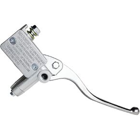 Right Hand Brake Master Cylinder Silver Compatible with Suzuki ATV QuadRunner QuadSport KingQuad QuadRacer Ozark Eiger Twin Peaks Vinson LTA LTF 59600-12D10
