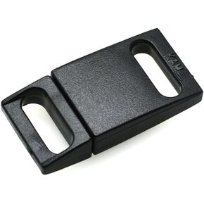 50pcs 3/8" Plastic Safty Breakaway Buckles Black