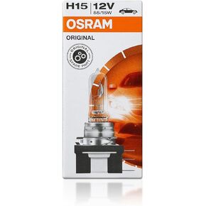 Osram H15 64176 DOT Original Standard Halogen Bulb 12V 55/15W 3800K PGJ23t-1 Made in Germany
