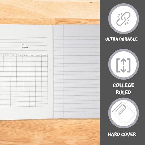 4E's Novelty Composition Notebooks 4 Pack for Notetaking, Office Supplies Back to School Supplies, Bulk Notebooks for School (College Ruled) in Saudi Arabia