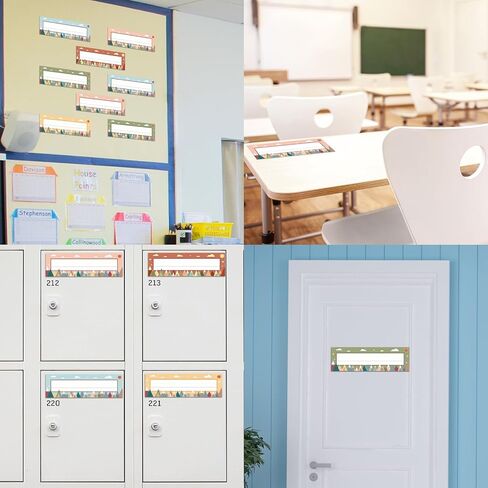 30PCS Desk Nameplates for Classroom Moving Mountains Name Plates for Student Desks Decorations Office School Supplies in Kuwait