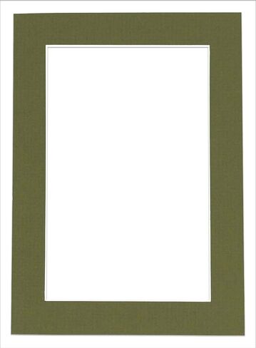 8x10 Mat for 5x7 Photo - Precut Steel Blue Picture Matboard for Frames Measuring 8 x 10 Inches - Bevel Cut to Display Art Measuring 5 x 7 Inches - Acid Free ONE MAT with Backing Board & Clear Bag in Kuwait
