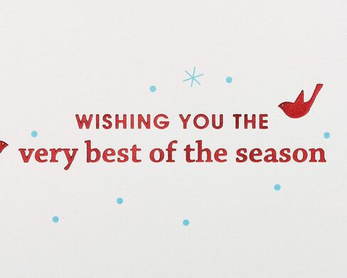 Papyrus Boxed Christmas Cards with Envelopes, Wishing You the Very Best, Happy Holidays (16-Count) in Saudi Arabia