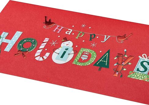 Papyrus Boxed Christmas Cards with Envelopes, Wishing You the Very Best, Happy Holidays (16-Count) in Saudi Arabia