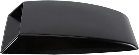 Estink Car Decorative Air Cover Universal, Self Adhesive Car Hood Simulation Decorative Air Vent, Car Air Inlet Air Sticker Cover Cover 25.5 x 18 x 3.3 cm(Black) in Saudi Arabia