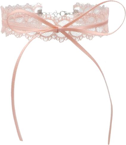 Bow Choker Necklaces for Women Trendy Velvet Cute Kawaii Coquette Bow Necklaces Hanmade Vintage Sweet Romantic Choker Christmas Gift in Saudi Arabia