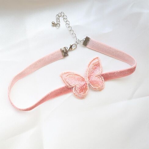 Bow Choker Necklaces for Women Trendy Velvet Cute Kawaii Coquette Bow Necklaces Hanmade Vintage Sweet Romantic Choker Christmas Gift in Saudi Arabia