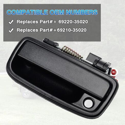 Custom Fit for Tailgate Handle Nissan Frontier 2004 2003 2002 2001 Liftgate Latch Handle Black Frontier Car Accessories Replacement Replace#81575 906068Z400 in Saudi Arabia