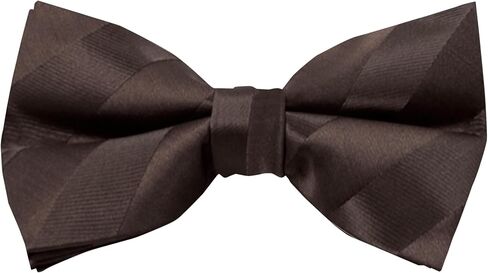 Jacob Alexander Men's Pre-Tied Tonal Stripe Clip-On Bow Tie in Saudi Arabia