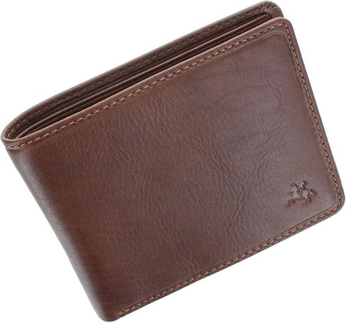 Visconti Tuscany Collection FRANCESCA Leather Wallet With RFID Protection TSC46 Black (Tan) in Saudi Arabia