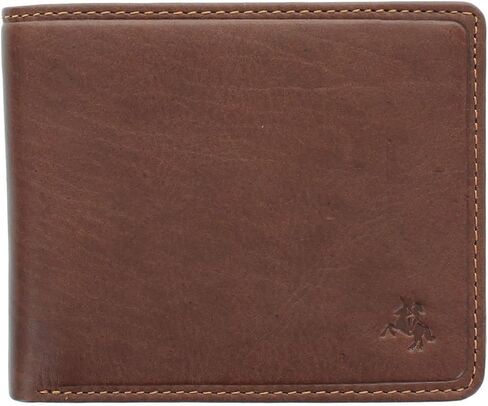 Visconti Tuscany Collection FRANCESCA Leather Wallet With RFID Protection TSC46 Black (Tan) in Saudi Arabia