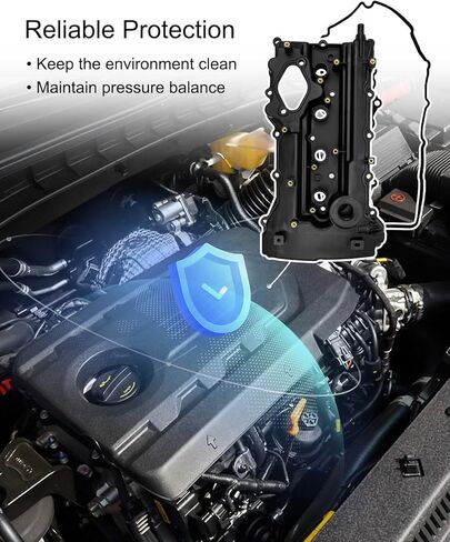غطاء صمام المحرك مع حشية غطاء الصمام يناسب سورينتو 2012 هيونداي توكسون 2014-2015 كيا أوبتيما 2011-2015 سبورتاج 2011-2016 2.0L 2.4L، غطاء الصمام استبدال 224102G710 22410-2G710 in Kuwait