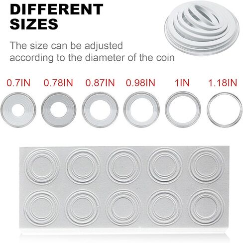 صندوق تخزين العملات المعدنية الخشبي، حافظة حامل كبسولات العملات المعدنية مع قفل صندوق تجميع العملات المعدنية لـ 40 عملة معدنية و100 ورقة نقدية in Kuwait